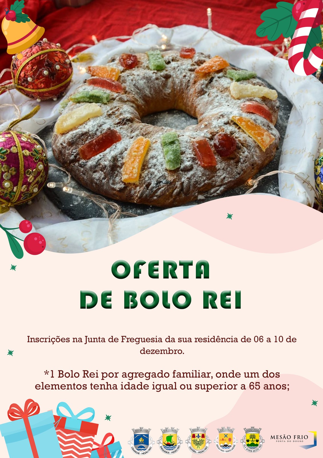 Oferta de Bolo Rei | CM Mesão Frio Oferta de Bolo Rei | CM Mesão Frio