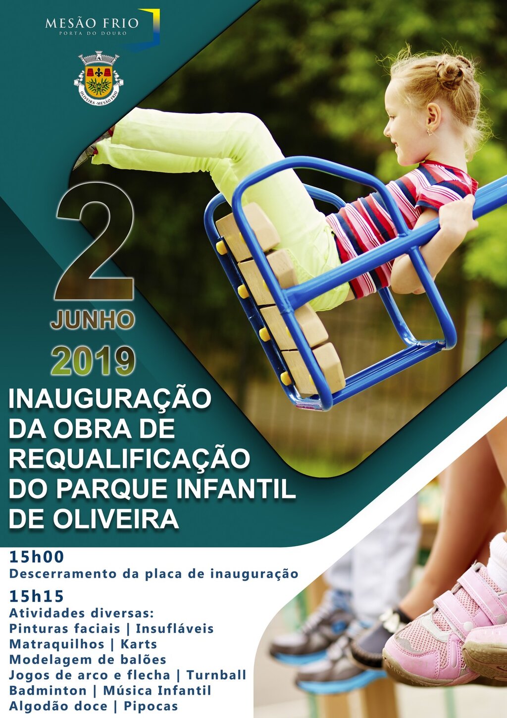 Inauguração de parque infantil