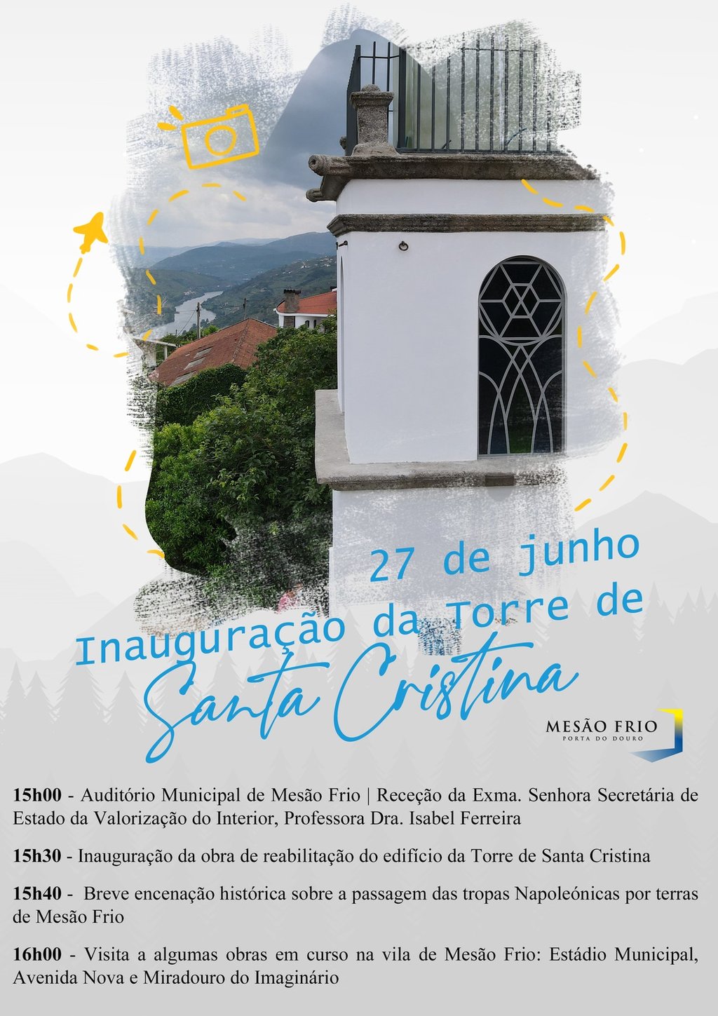 Inauguração da obra de reabilitação da Torre de Santa Cristina
