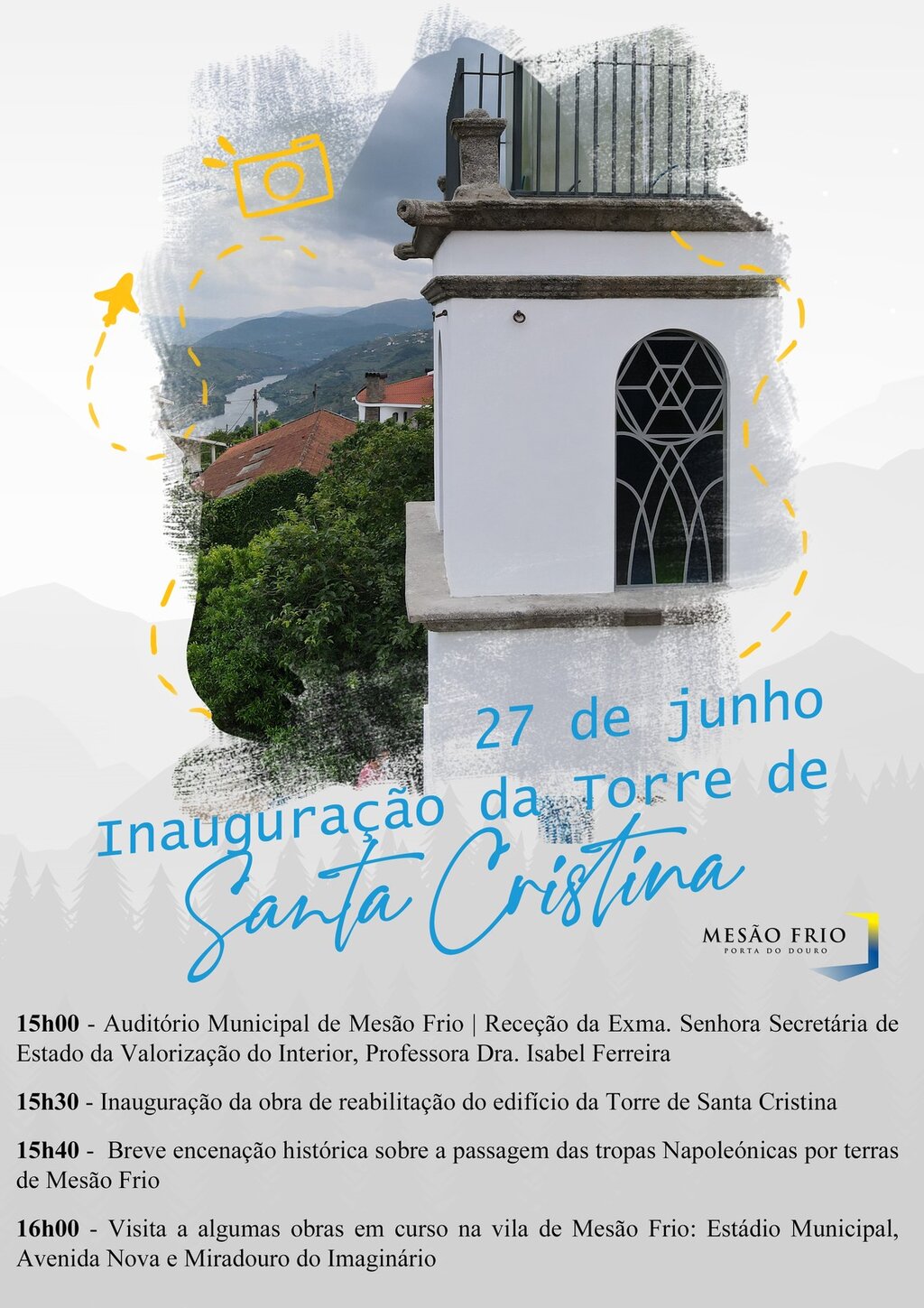 Inauguração da obra de reabilitação da Torre de Santa Cristina