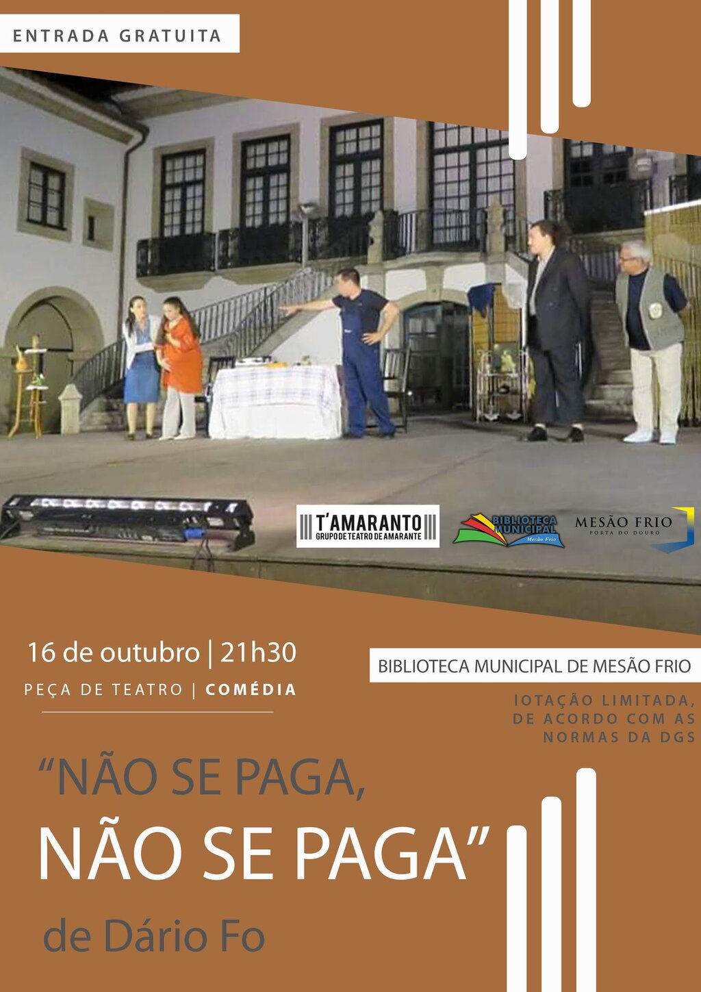 Teatro «Não se paga, não se paga»