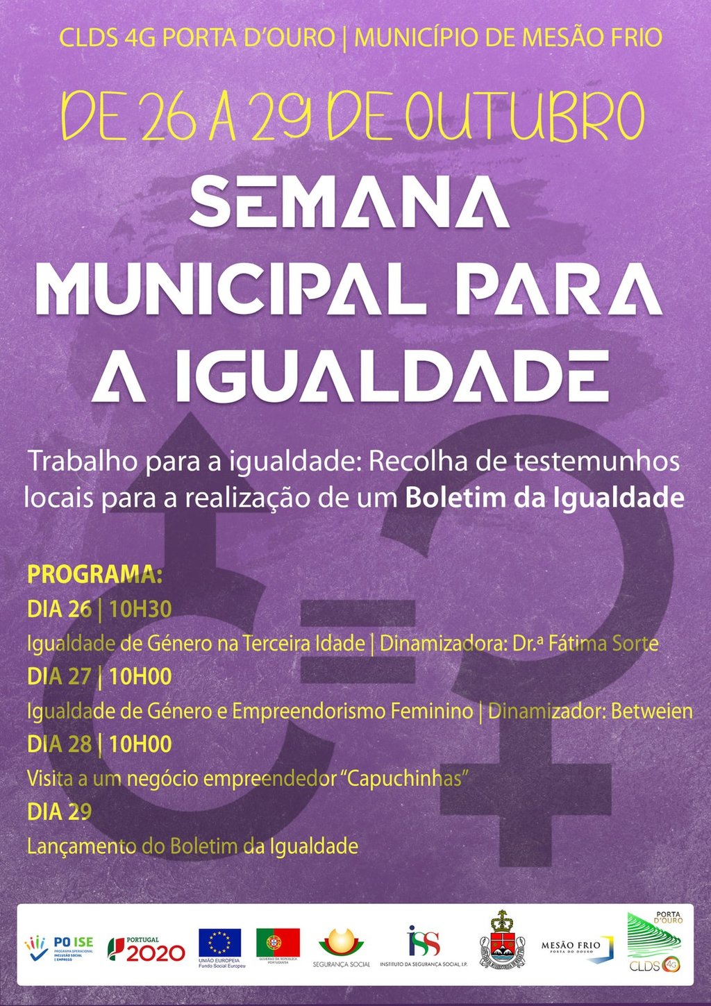 Semana Municipal para a Igualdade 2021