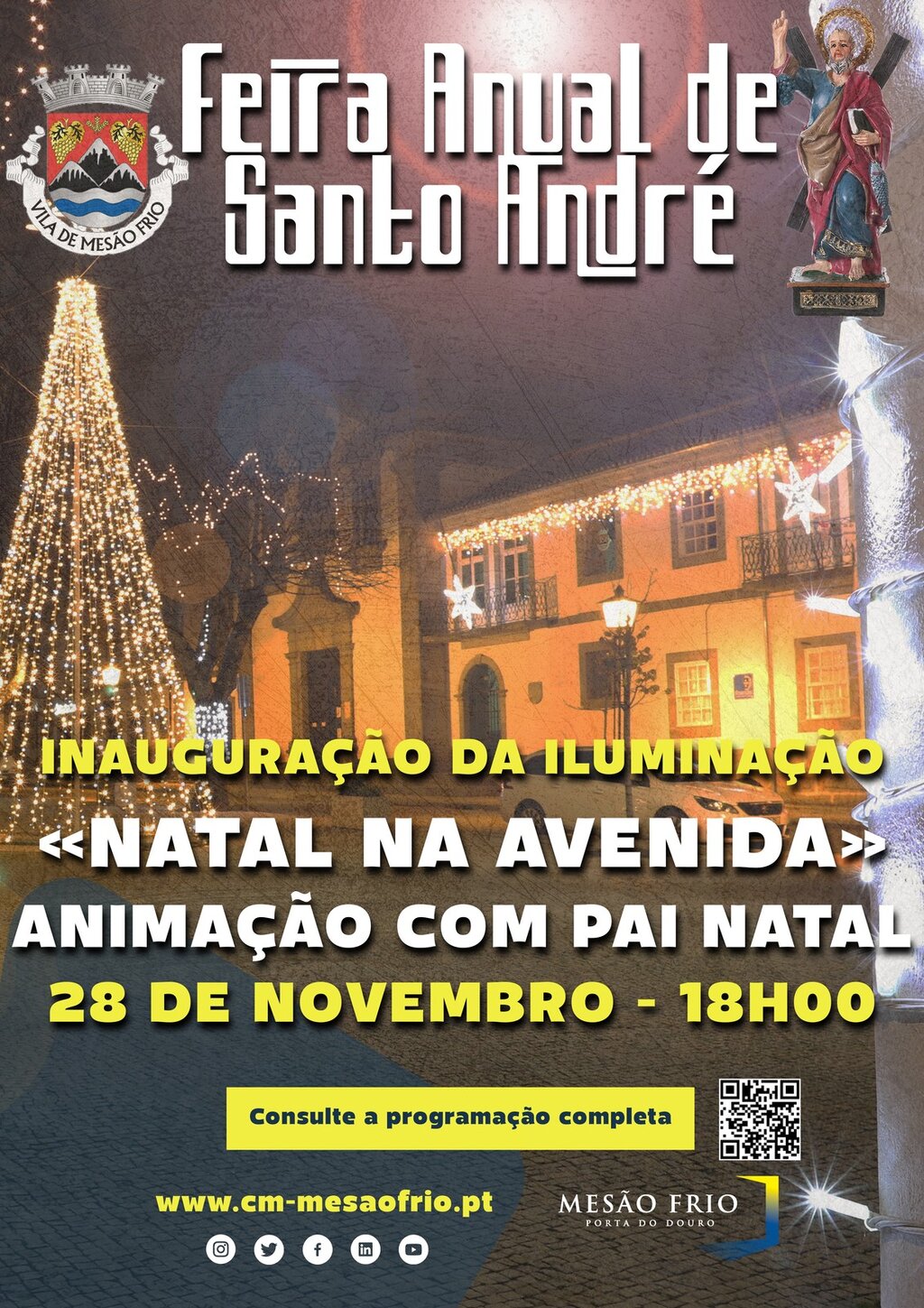 Inauguração da iluminação «Natal na Avenida»