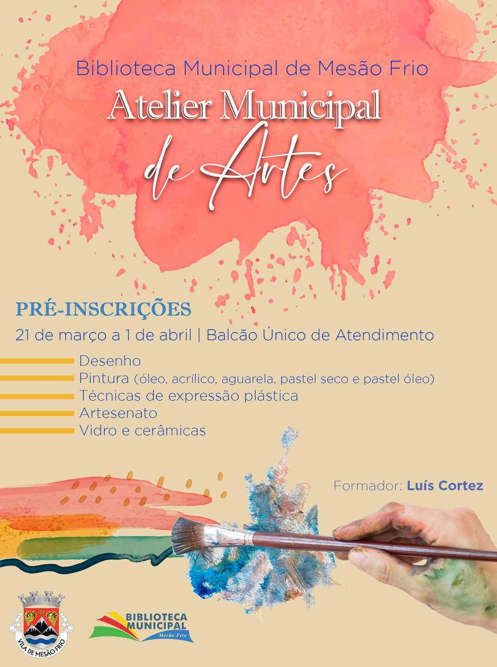 Atelier Municipal de Artes // Pré-inscrições