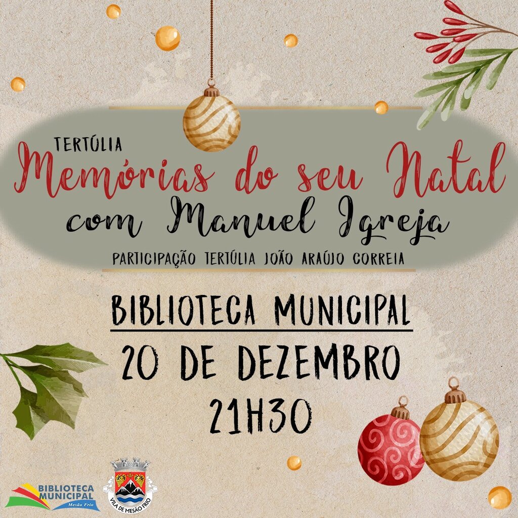 Tertúlia «Memórias do Seu Natal»