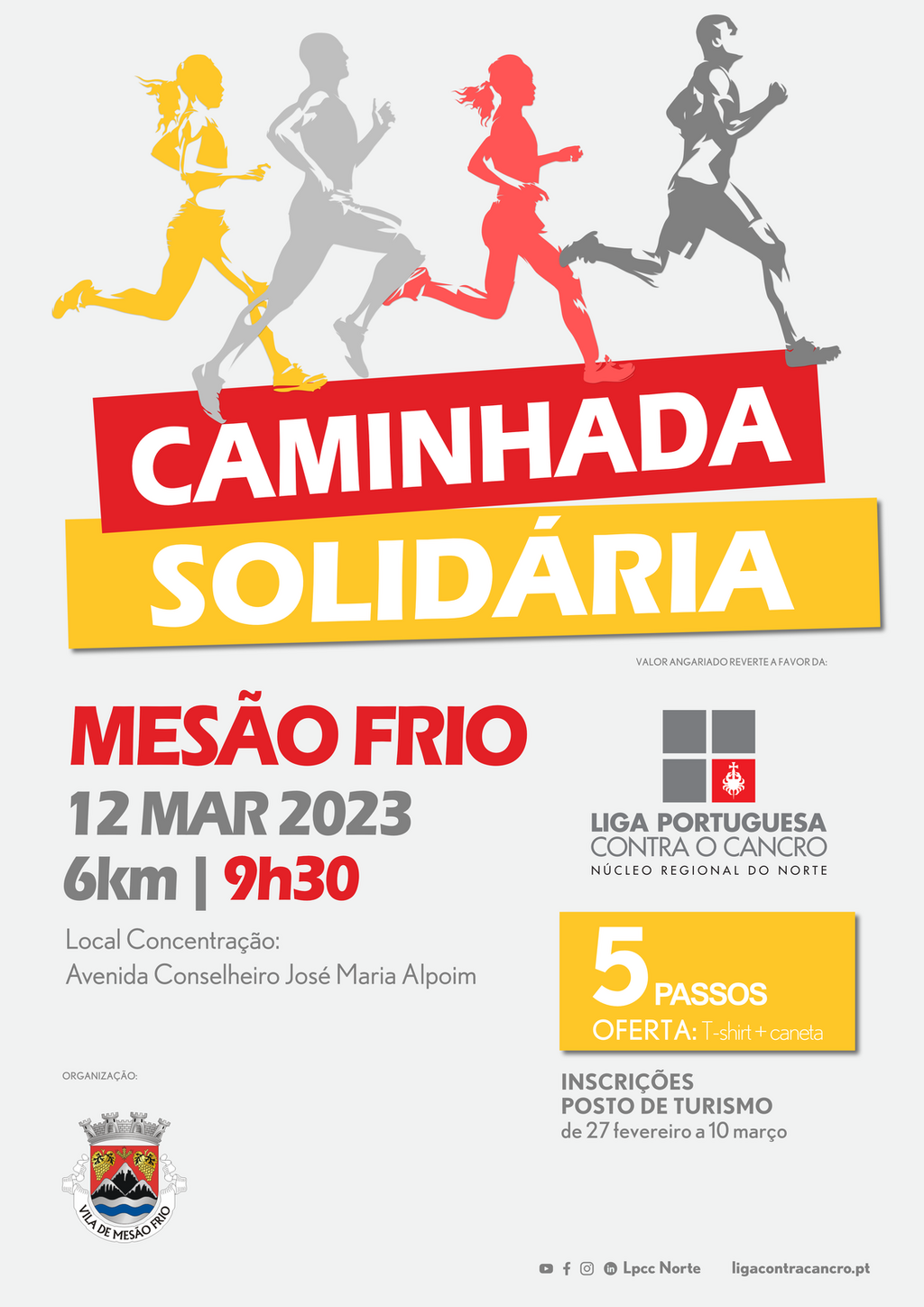 Caminhada Solidária | Inscrições a partir de segunda-feira