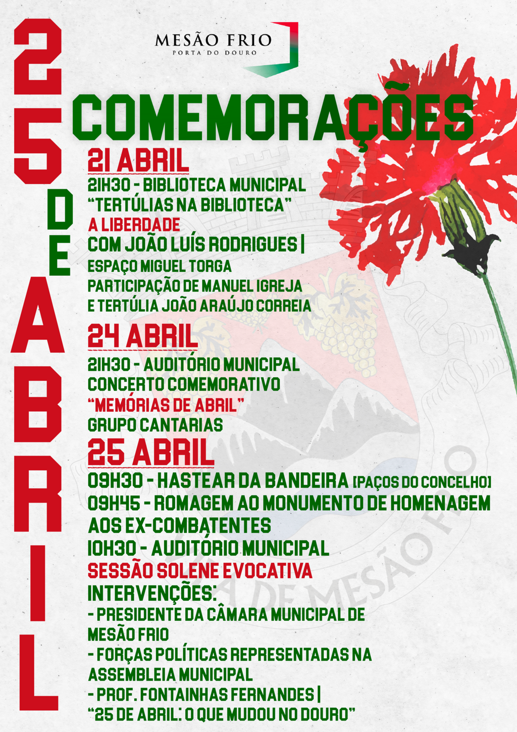 Comemorações do 25 de abril