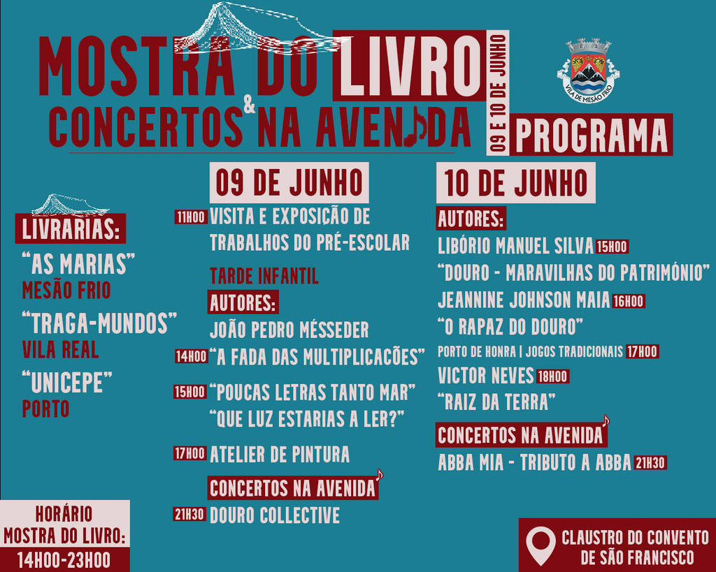 Mostra do Livro e Concertos na Avenida