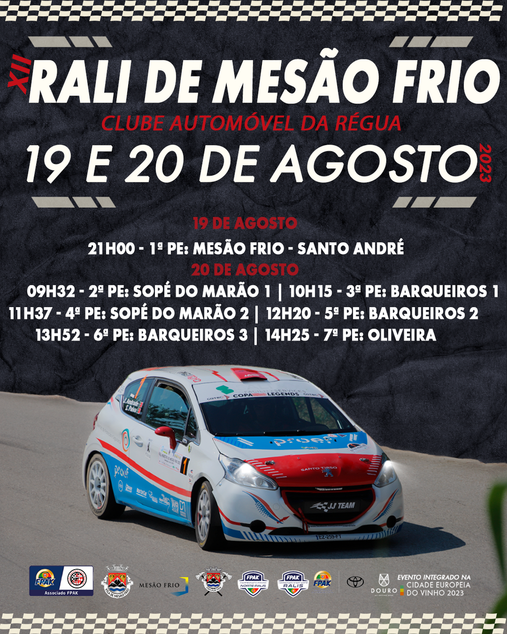 12.º Rali Município de Mesão Frio | 19 e 20 de agosto