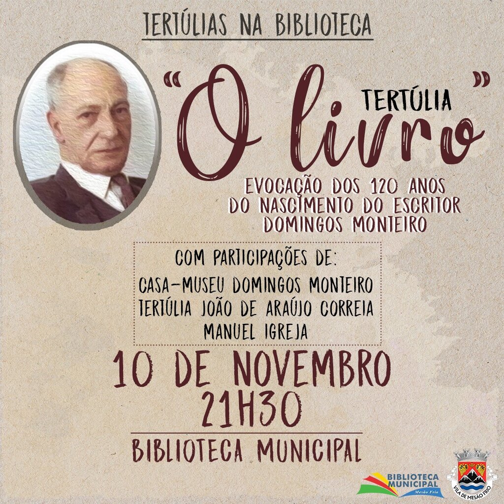 Tertúlia na Biblioteca «O Livro»