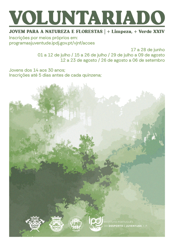 Voluntariado Jovem para a Natureza e Florestas 2024