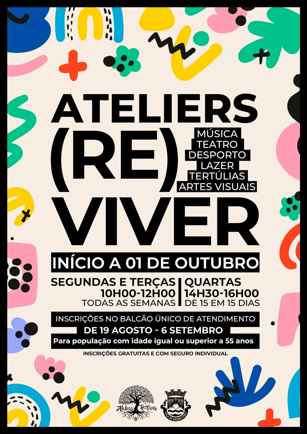 Ateliers (Re)viver regressam já no dia 1 de outubro!
