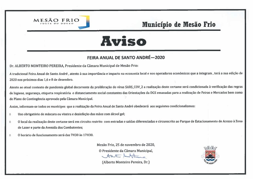 Feira Anual de Santo André 2020