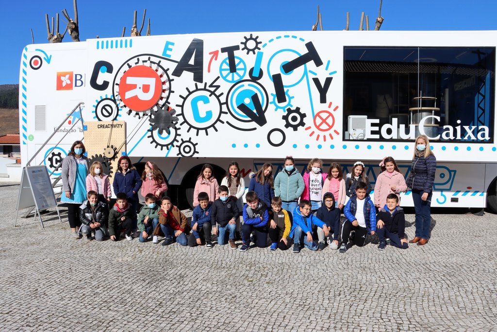 Creactivity Bus desafiou criatividade de crianças e jovens durante 2 dias