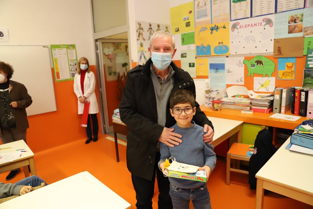 Presidente do Município deixou votos de Boa Páscoa no Centro Escolar de Mesão Frio 