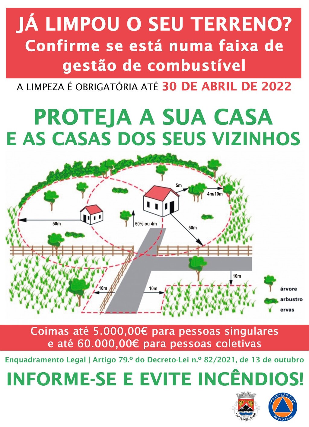 Prazo de limpeza de terrenos até dia 30 de abril