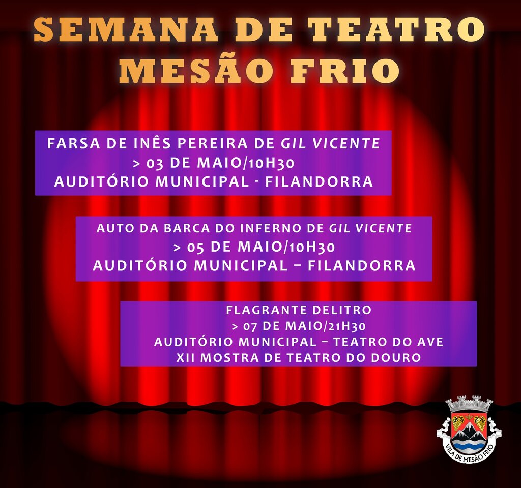 Semana com muito teatro em Mesão Frio