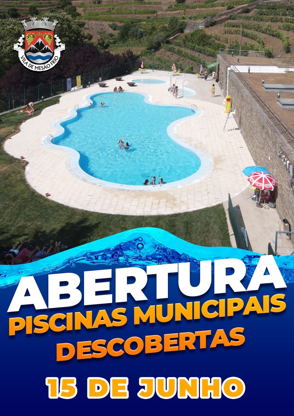 Abertura das piscinas municipais descobertas // 15 de junho