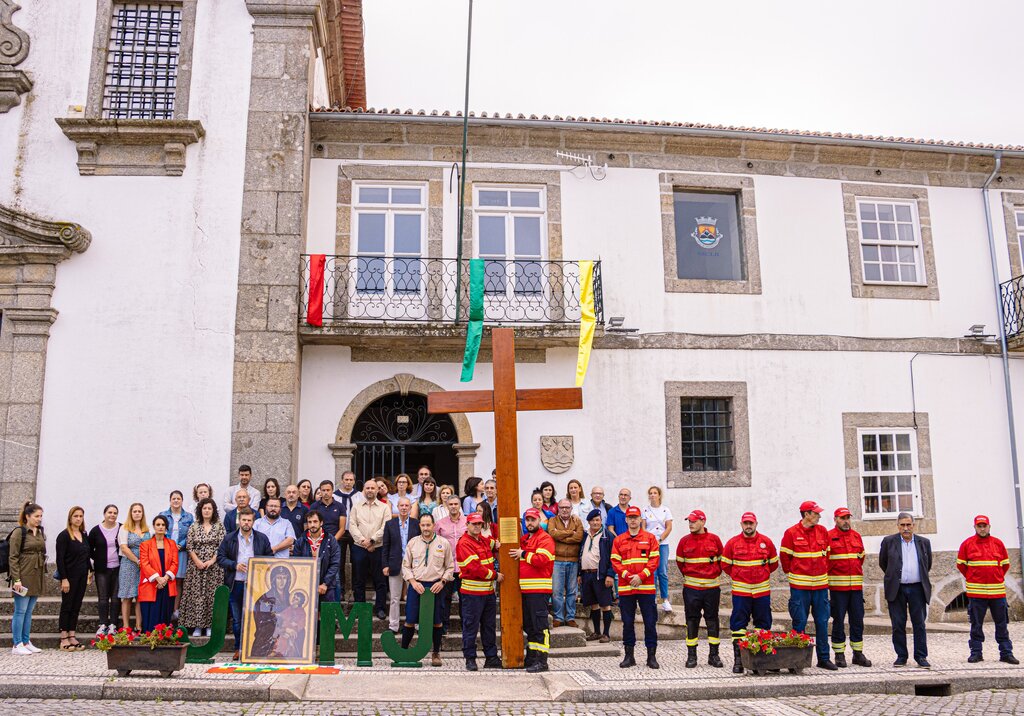 Mesão Frio recebeu símbolos da Jornada Mundial da Juventude