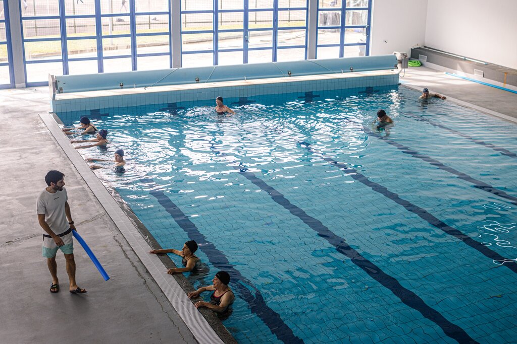 Piscina Municipal Coberta reabriu com hidroginástica