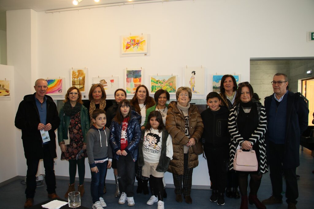 Biblioteca inaugura 1.ª exposição do Atelier Municipal de Artes