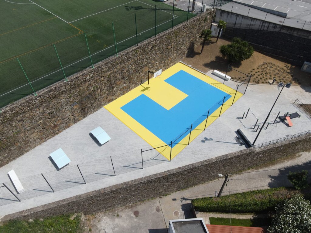 Espaço Desportivo da Zona de Lazer recuperado