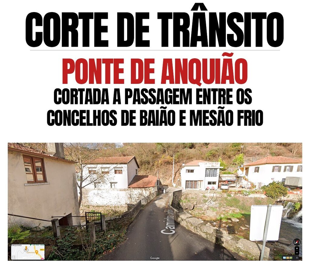 Corte de Trânsito | Ponte sobre o rio Teixeira