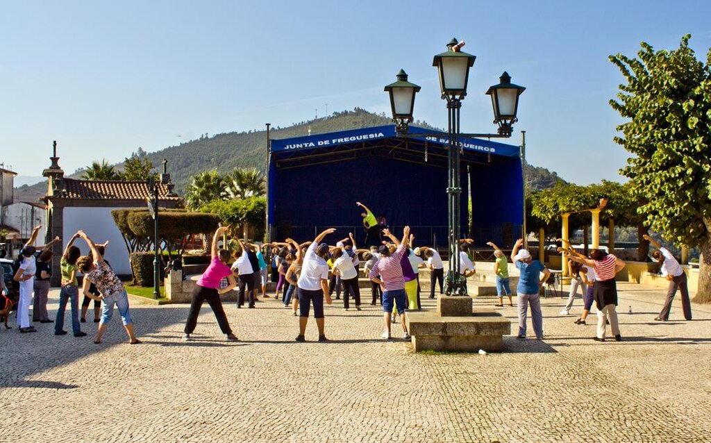 Ginástica ao ar livre