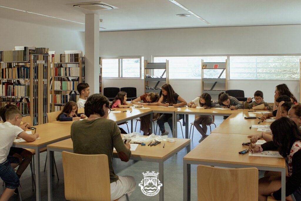 Biblioteca Municipal acolheu dia de atividades da Bagos D'Ouro
