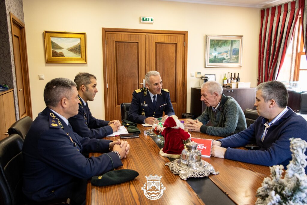 Presidente da Câmara Municipal Recebe Novo Comando Territorial da GNR do Distrito de Vila Real