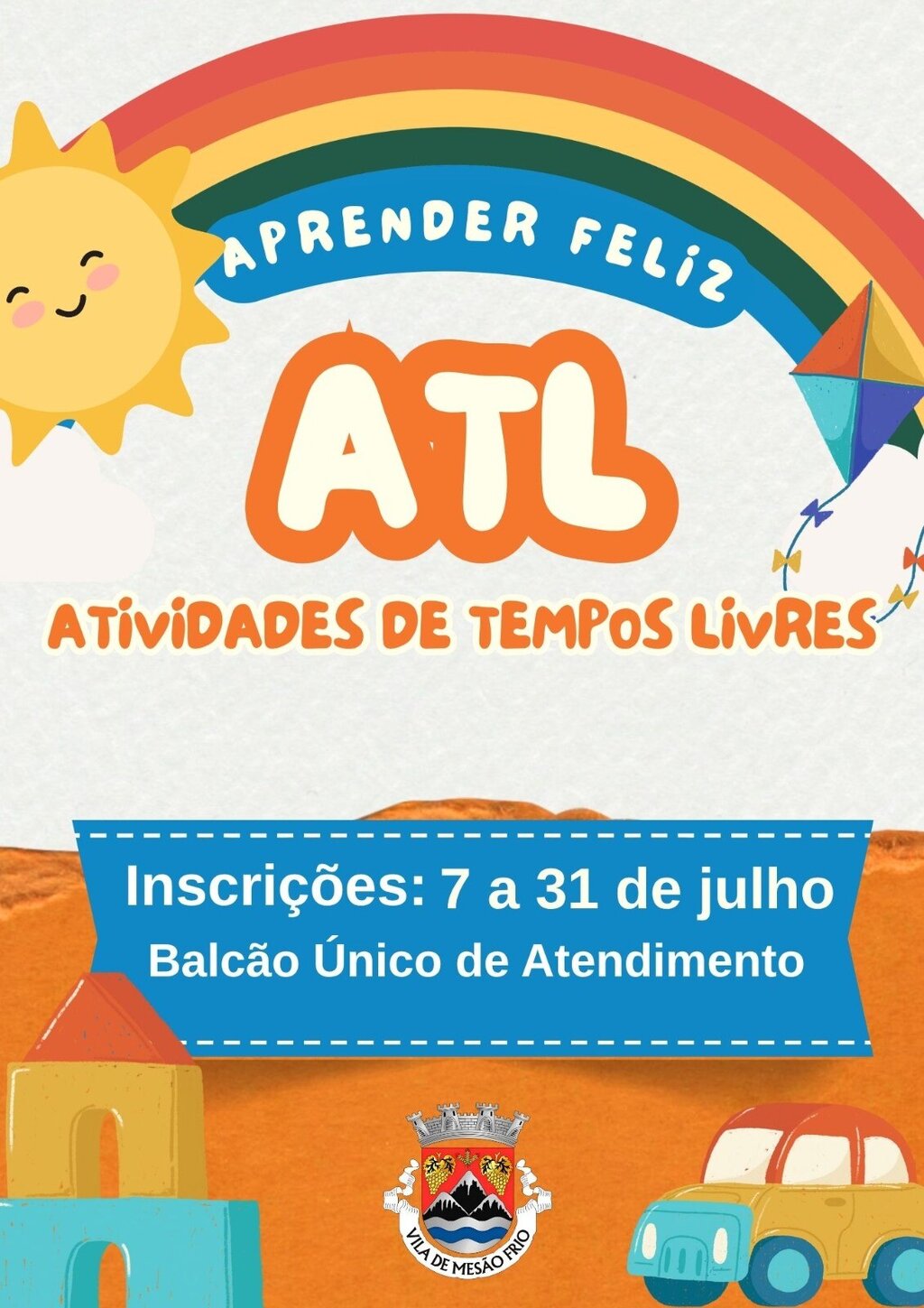 ATL ‘Aprender Feliz’ | Inscrições/Renovações a partir de segunda-feira