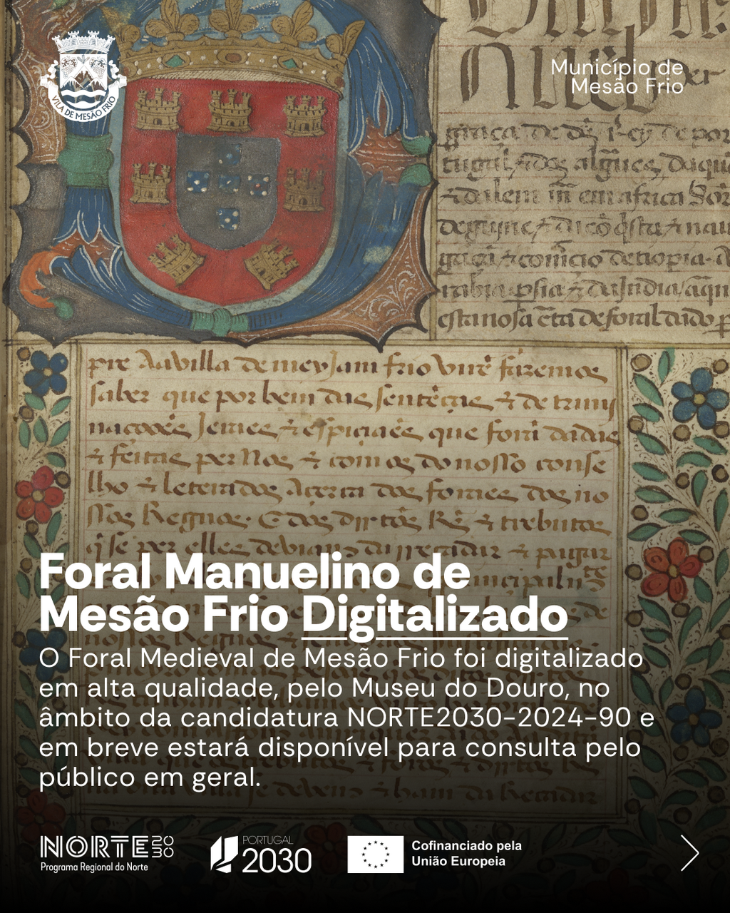 Foral Manuelino de Mesão Frio digitalizado