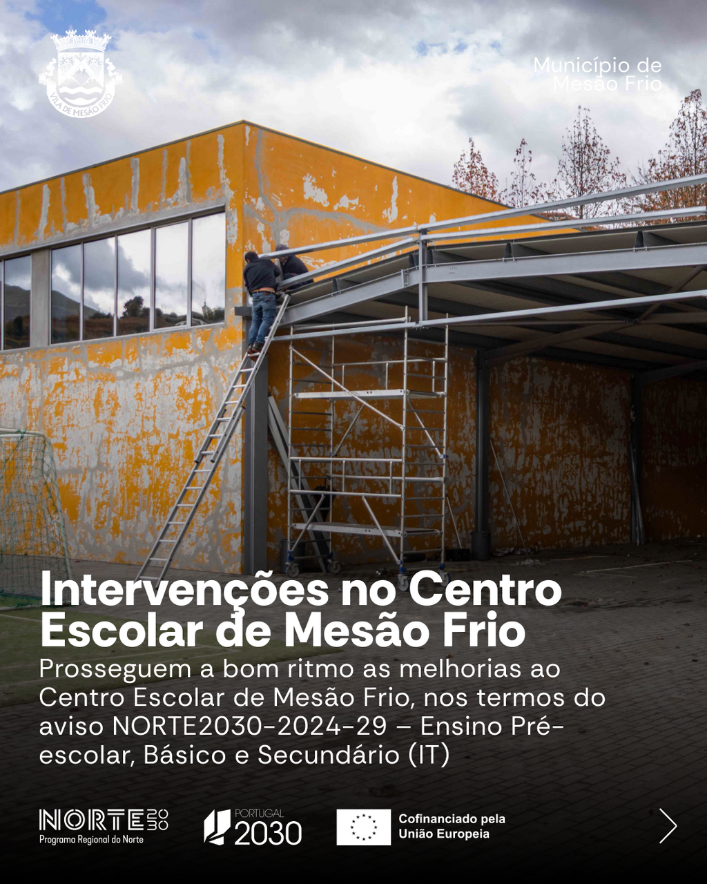 Intervenções no Centro Escolar de Mesão Frio