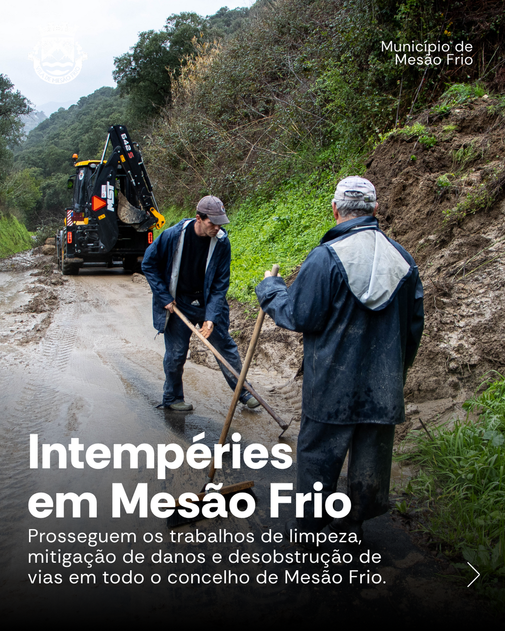 Intempéries Causam Impacto em Mesão Frio