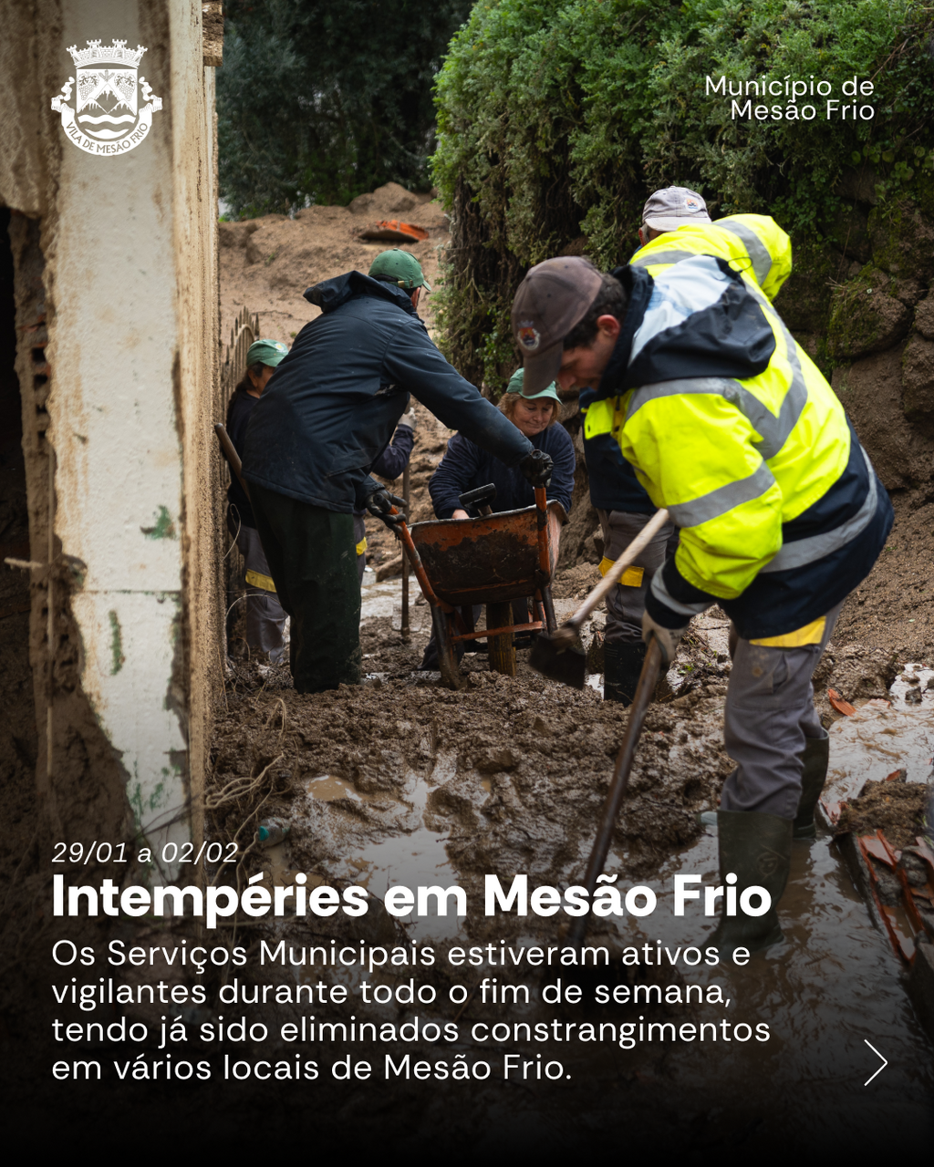 Intempéries em Mesão Frio - 29/01 A 02/02