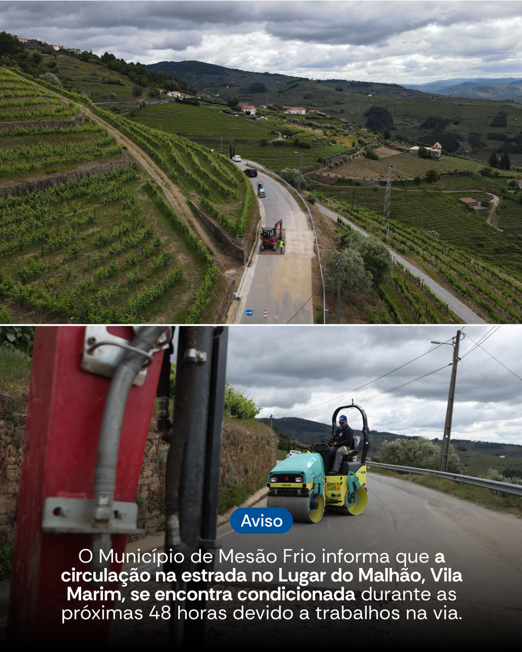 Trânsito Condicionado | Lugar do Malhão, Vila Marim