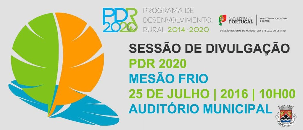 Sessão de divulgação do PDR 2020 – Abordagem Leader - DLBC