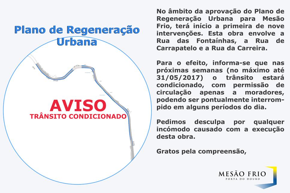 Aviso | Trânsito Condicionado