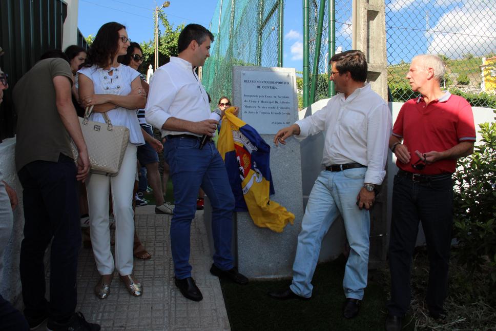 Inauguração da requalificação do polidesportivo de Oliveira