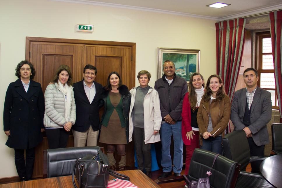 Grupo de professores brasileiros do I Intervisitas Internacional em Mesão Frio