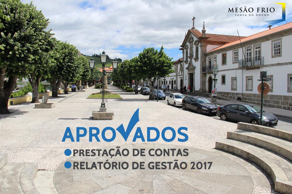 Prestação de Contas e Relatório de Gestão 2017 aprovados em Assembleia Municipal sem votos contra