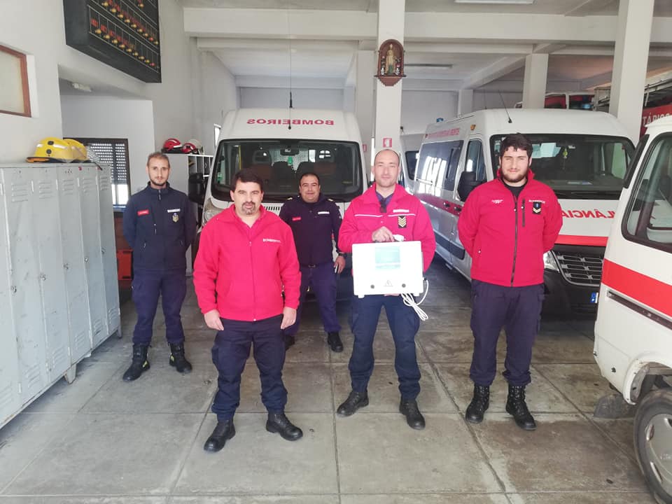 Autarquia ofereceu equipamento de desinfeção à corporação de bombeiros local