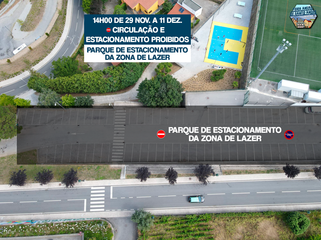 (2) Corte de Trânsito - Parque de Estacionamento da Zona de Lazer