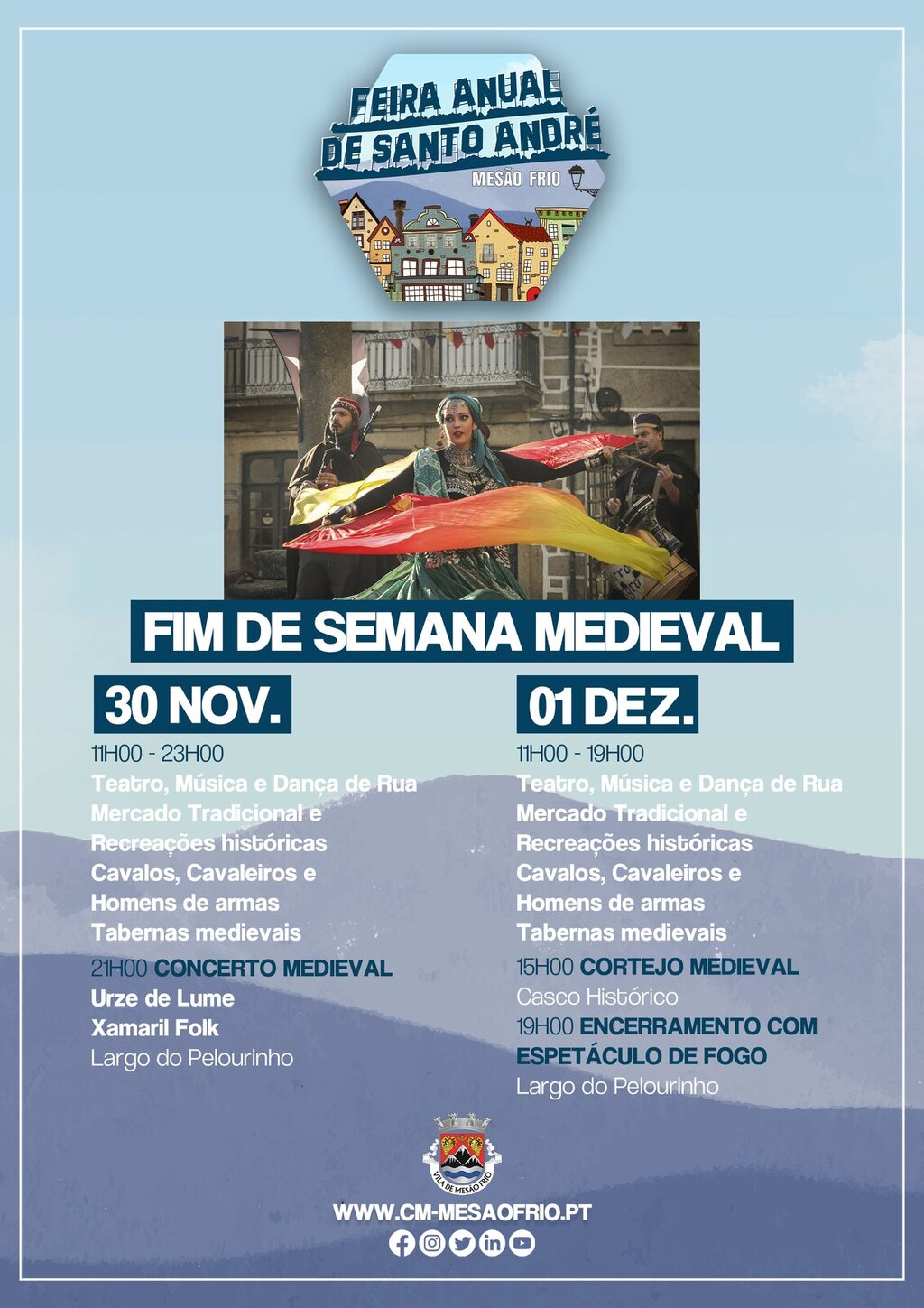 Cartazes Individuais - Fim de semana medieval